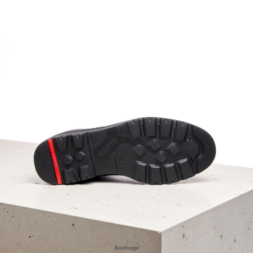 LLOYD ekstralette ankelstøvletter i skinn kvinner sko svart 4X82ZP974