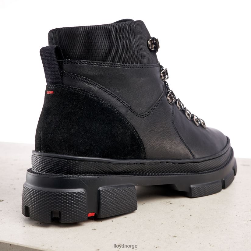 LLOYD ekstralette ankelstøvletter i skinn kvinner sko svart 4X82ZP988