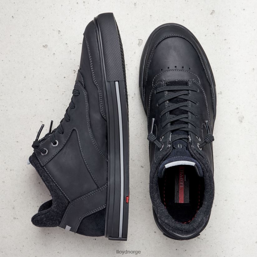 LLOYD ellison menn sko svart 4X82ZP288