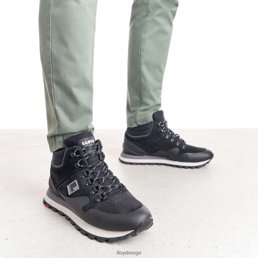 LLOYD elwas menn sko svart 4X82ZP538