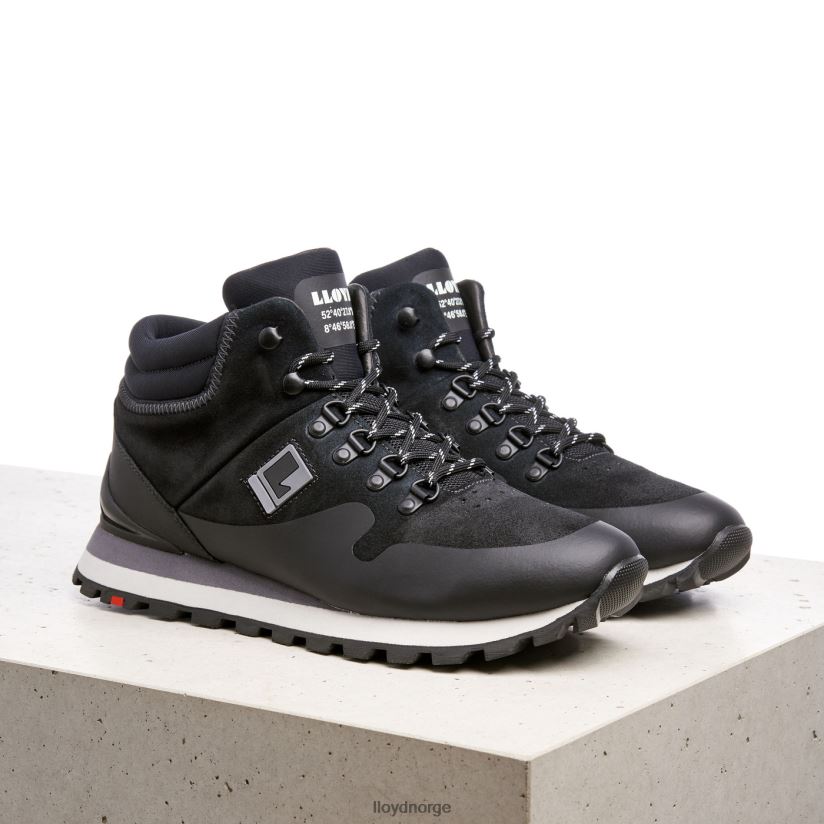 LLOYD elwas menn sko svart 4X82ZP538