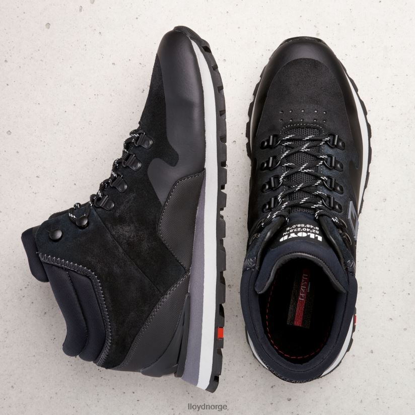 LLOYD elwas menn sko svart 4X82ZP538