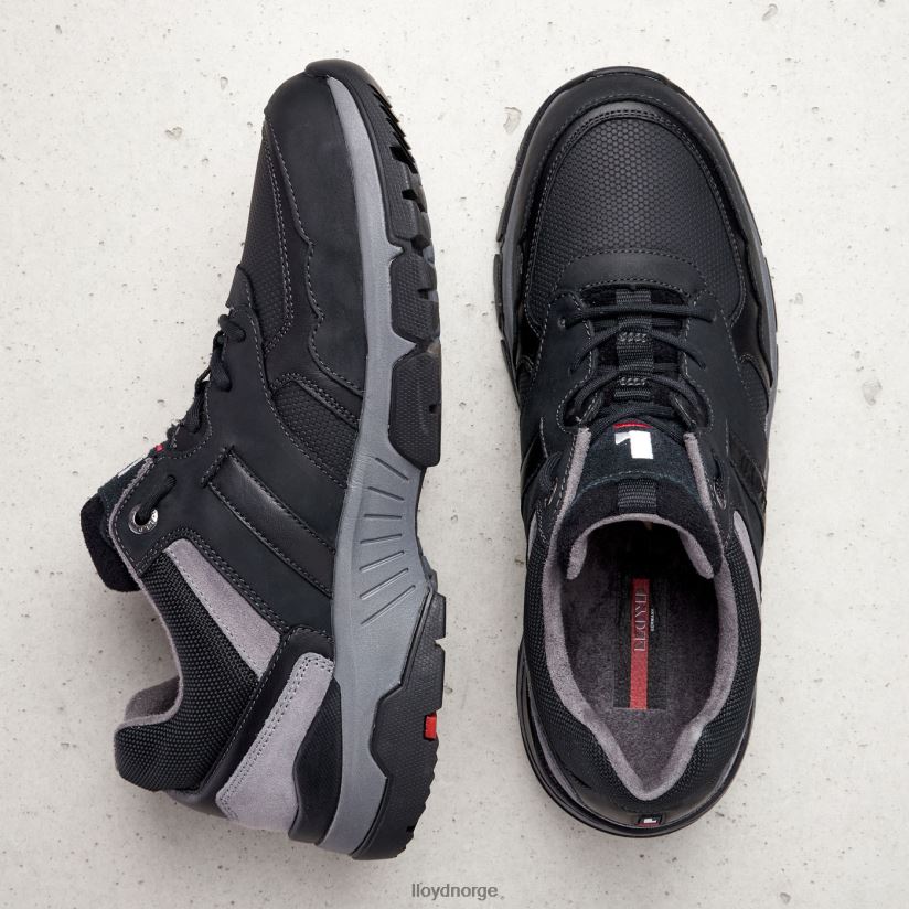 LLOYD episk menn sko svart 4X82ZP342