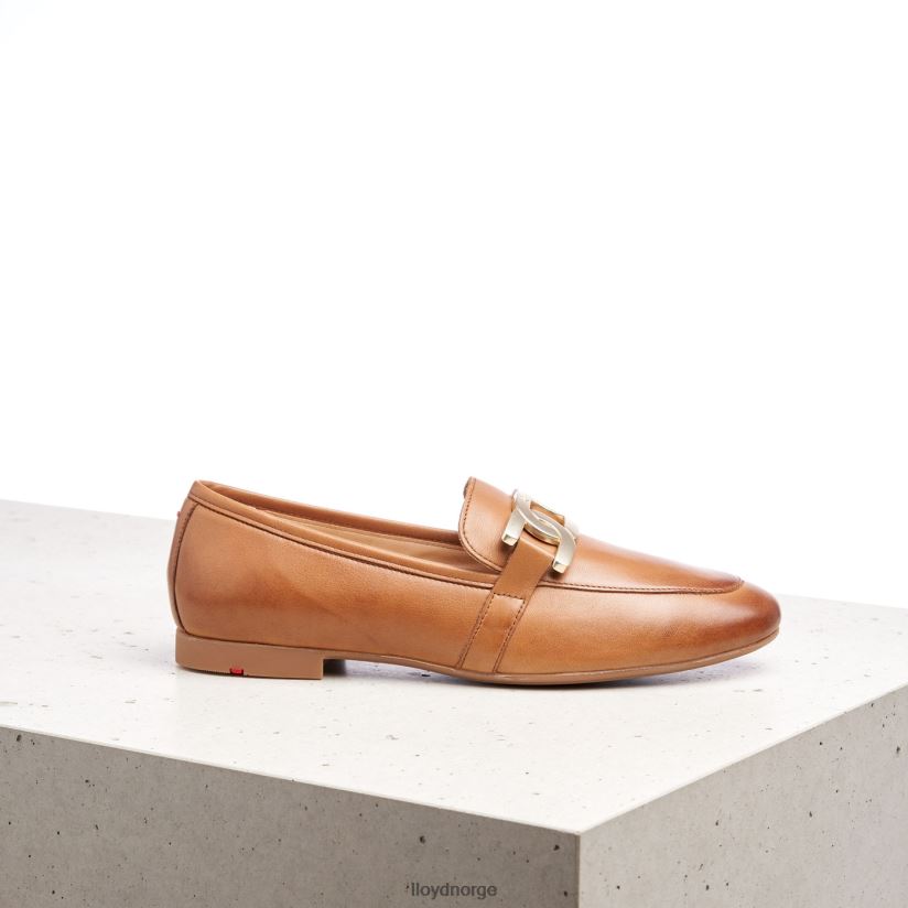 LLOYD glatt skinntøffel kvinner sko brun 4X82ZP1040