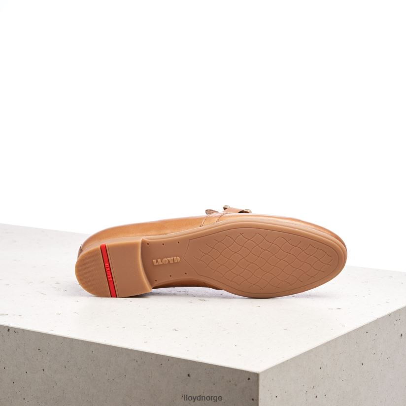 LLOYD glatt skinntøffel kvinner sko brun 4X82ZP1040