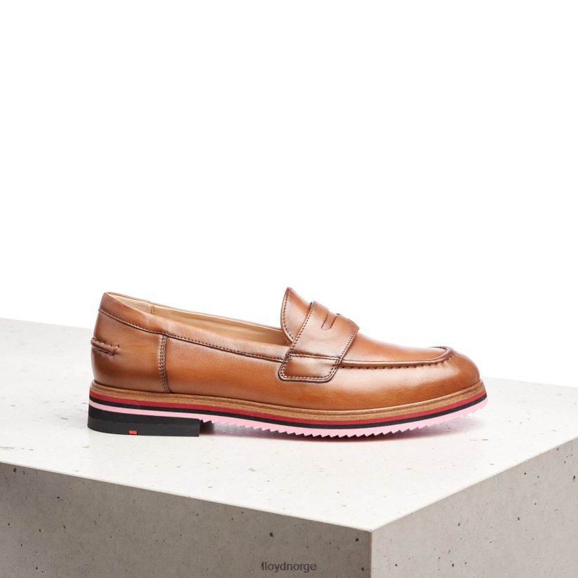 LLOYD glatt skinntøffel kvinner sko brun 4X82ZP1045