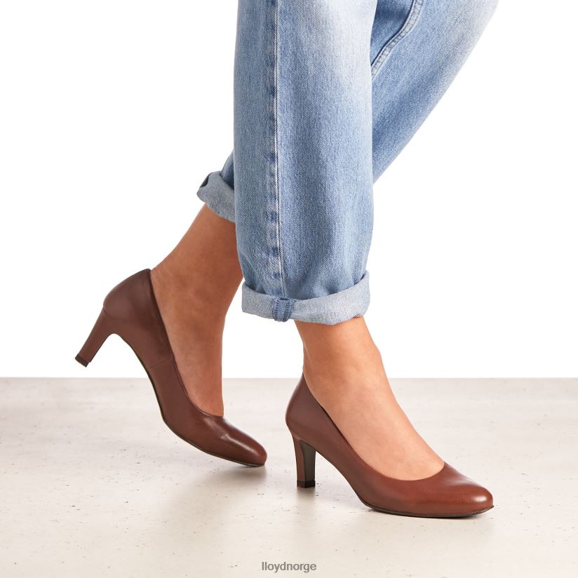 LLOYD glatte skinnpumper kvinner sko brun 4X82ZP1050