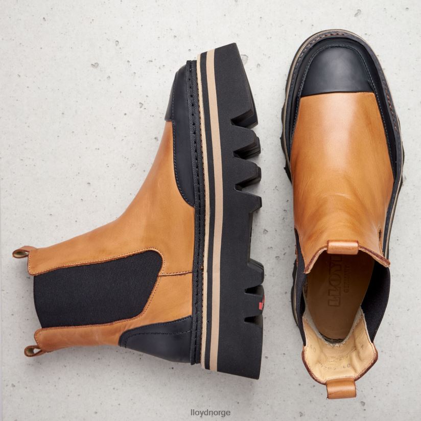 LLOYD gummisåle slip-on ankelstøvletter kvinner sko brun 4X82ZP943