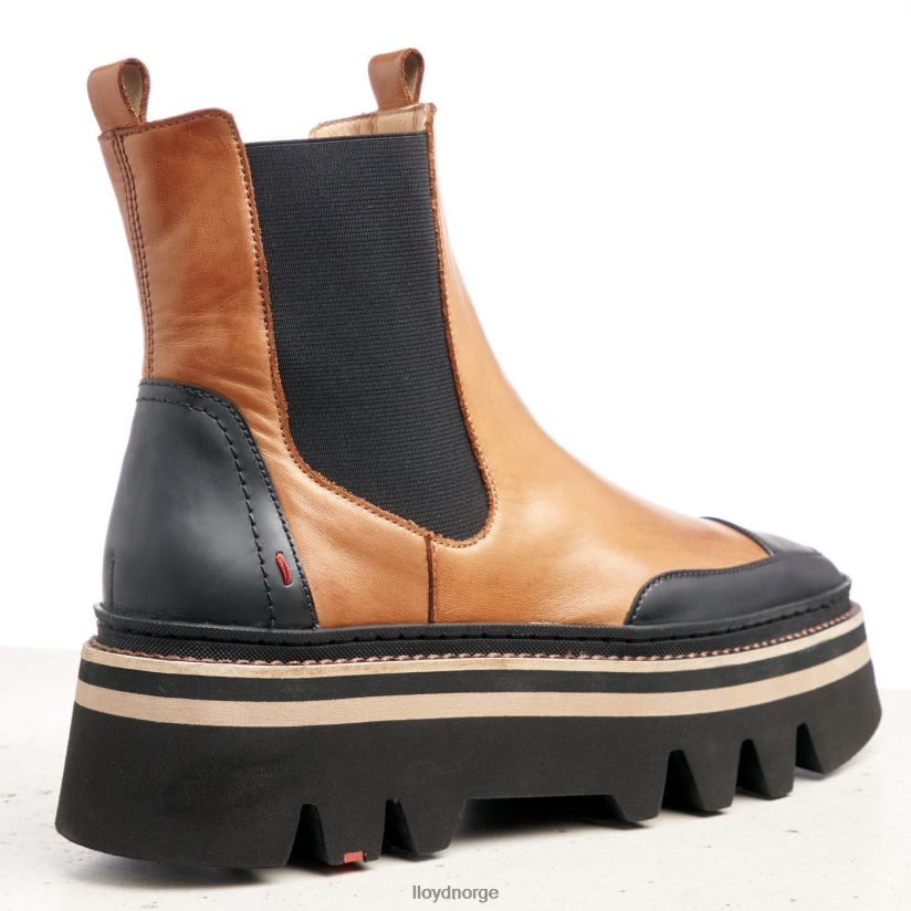 LLOYD gummisåle slip-on ankelstøvletter kvinner sko brun 4X82ZP943