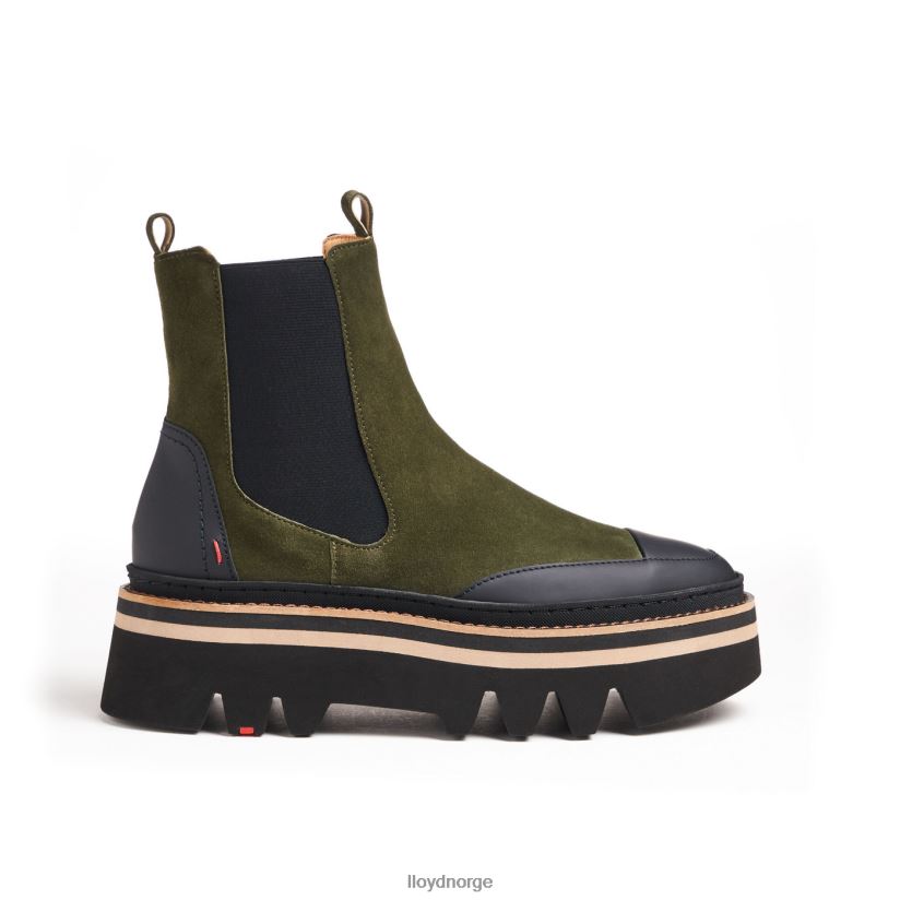 LLOYD gummisåle slip-on ankelstøvletter kvinner sko grønn 4X82ZP944