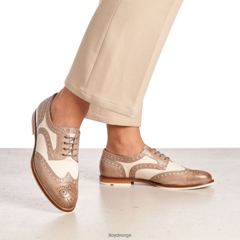 LLOYD halvsko i blonder kvinner sko beige 4X82ZP1065