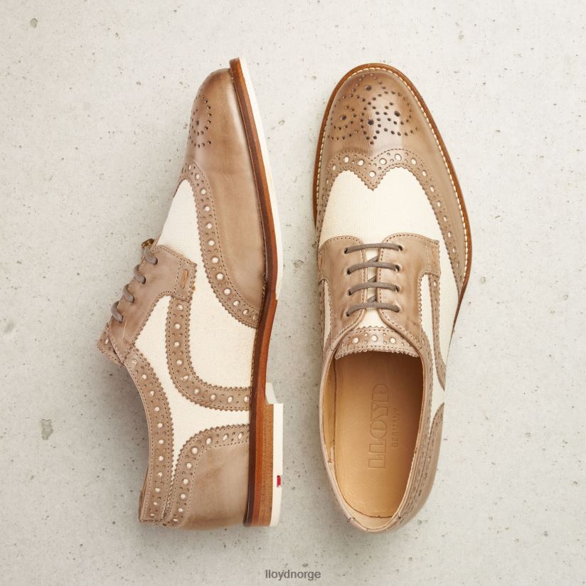 LLOYD halvsko i blonder kvinner sko beige 4X82ZP1065