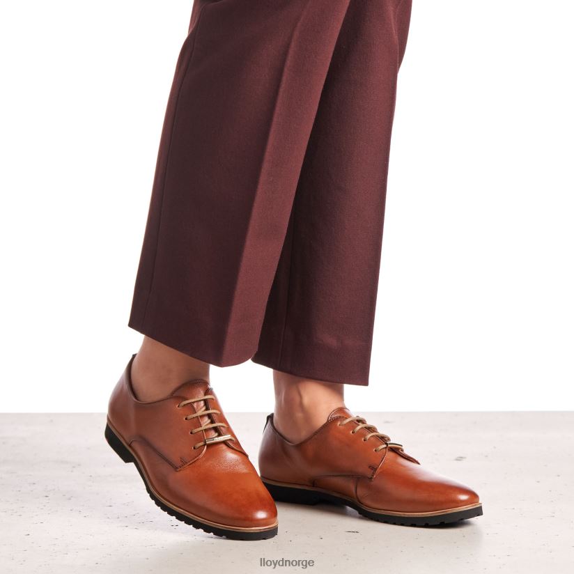 LLOYD halvsko i blonder kvinner sko brun 4X82ZP1057