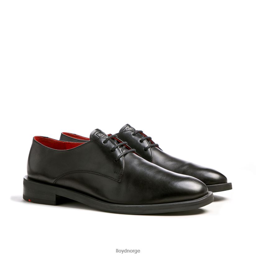 LLOYD halvsko i blonder kvinner sko svart 4X82ZP1035