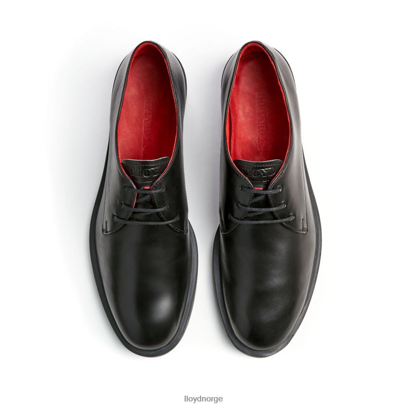 LLOYD halvsko i blonder kvinner sko svart 4X82ZP1035