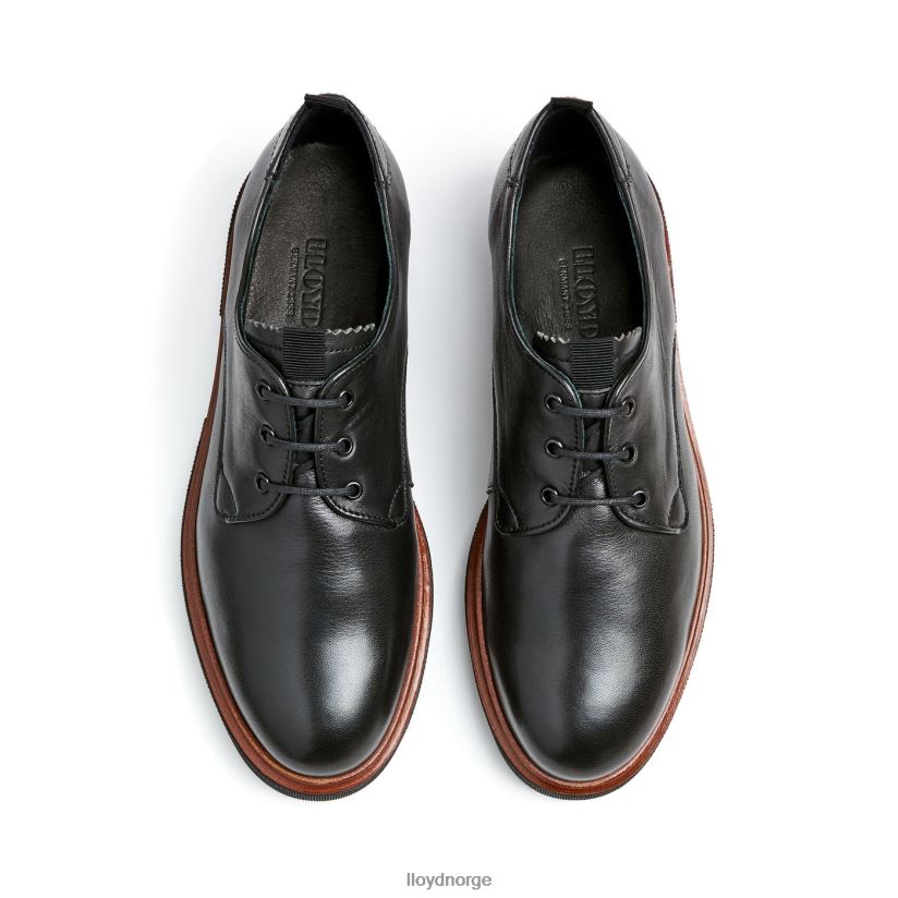 LLOYD halvsko i blonder kvinner sko svart 4X82ZP1049