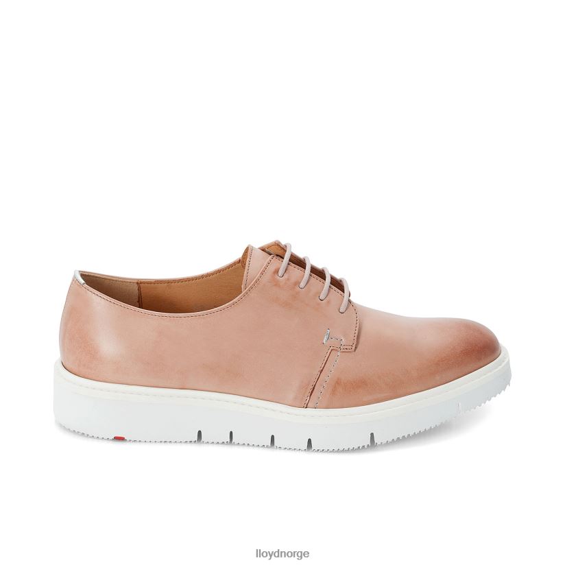 LLOYD halvsko i glatt skinn kvinner sko beige 4X82ZP1180