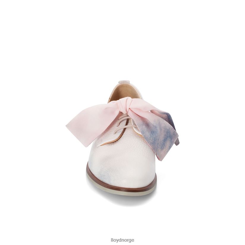 LLOYD halvsko med blonder i glatt skinn kvinner sko kombinert 4X82ZP1179