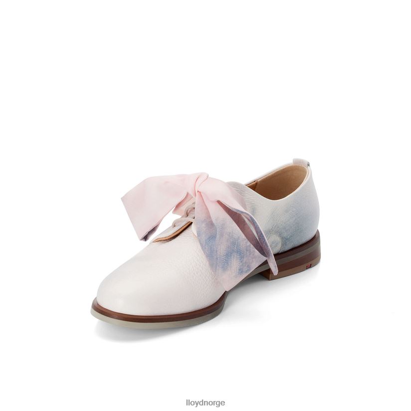 LLOYD halvsko med blonder i glatt skinn kvinner sko kombinert 4X82ZP1179