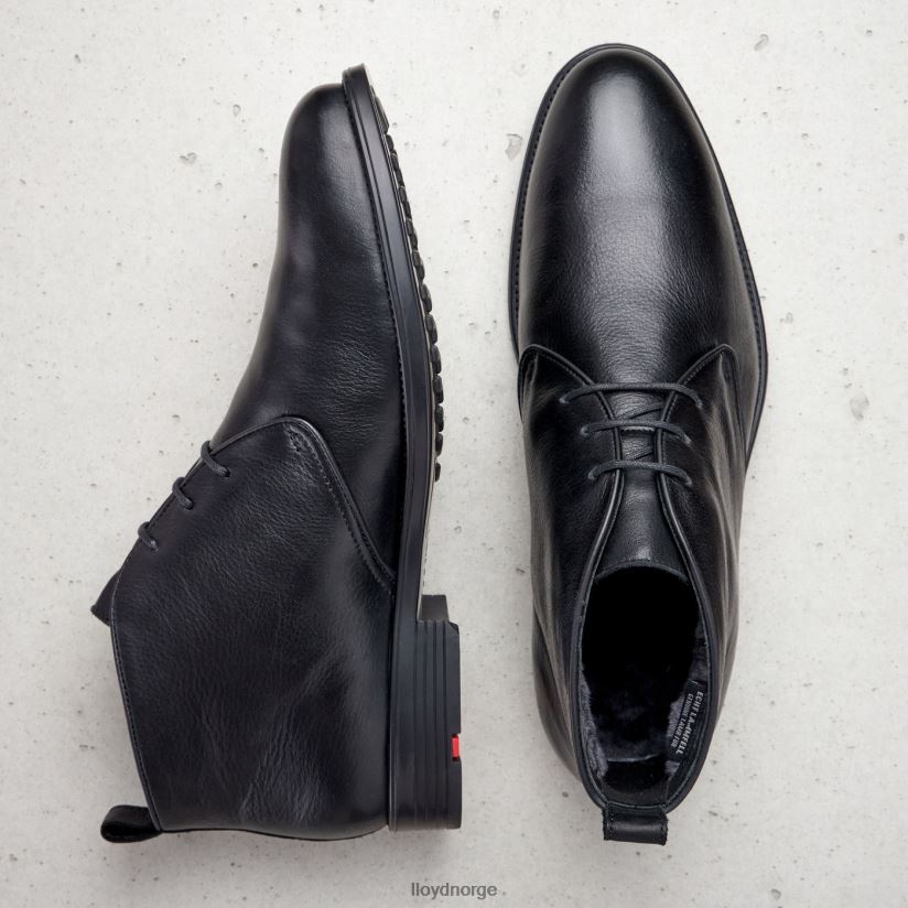 LLOYD heras menn sko svart 4X82ZP34