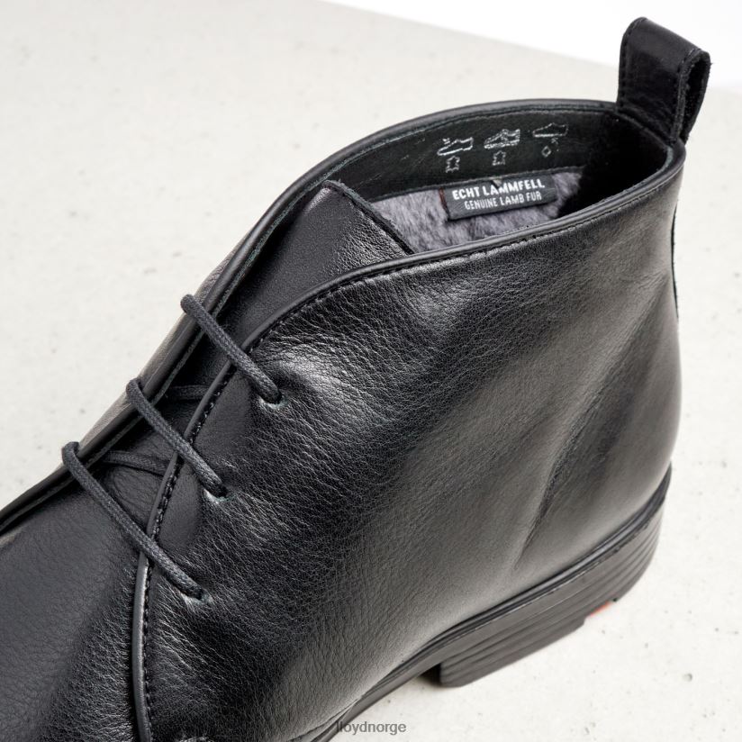 LLOYD heras menn sko svart 4X82ZP34