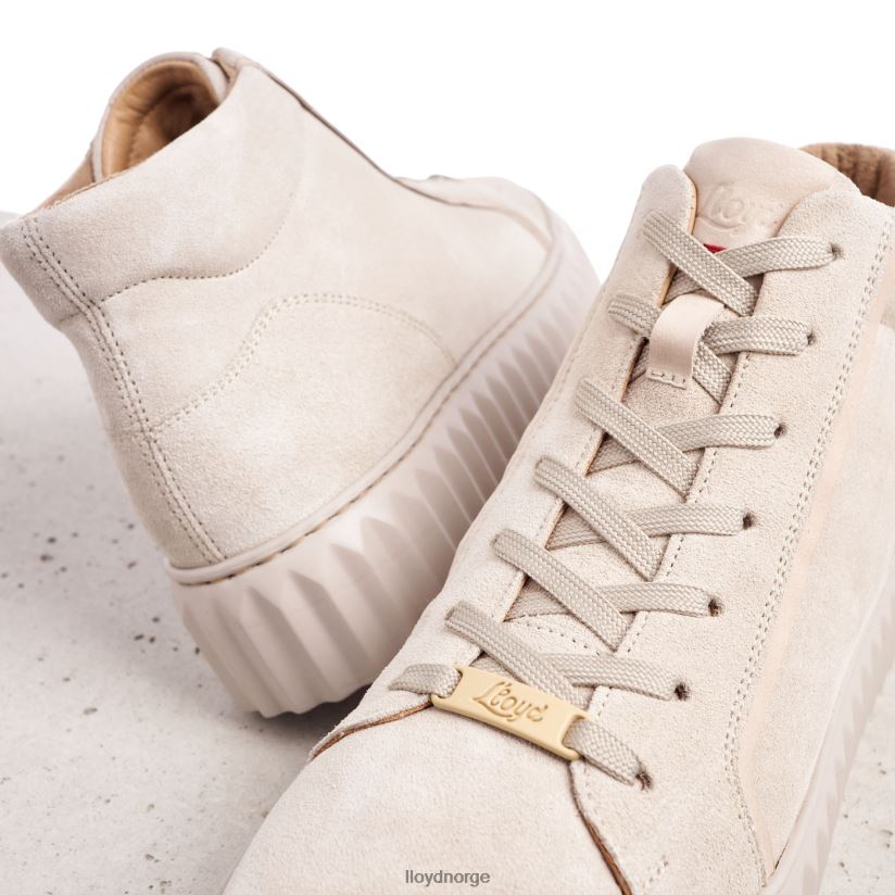 LLOYD høye sneakers kvinner sko beige 4X82ZP770