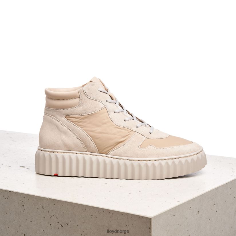 LLOYD høye sneakers kvinner sko beige 4X82ZP785