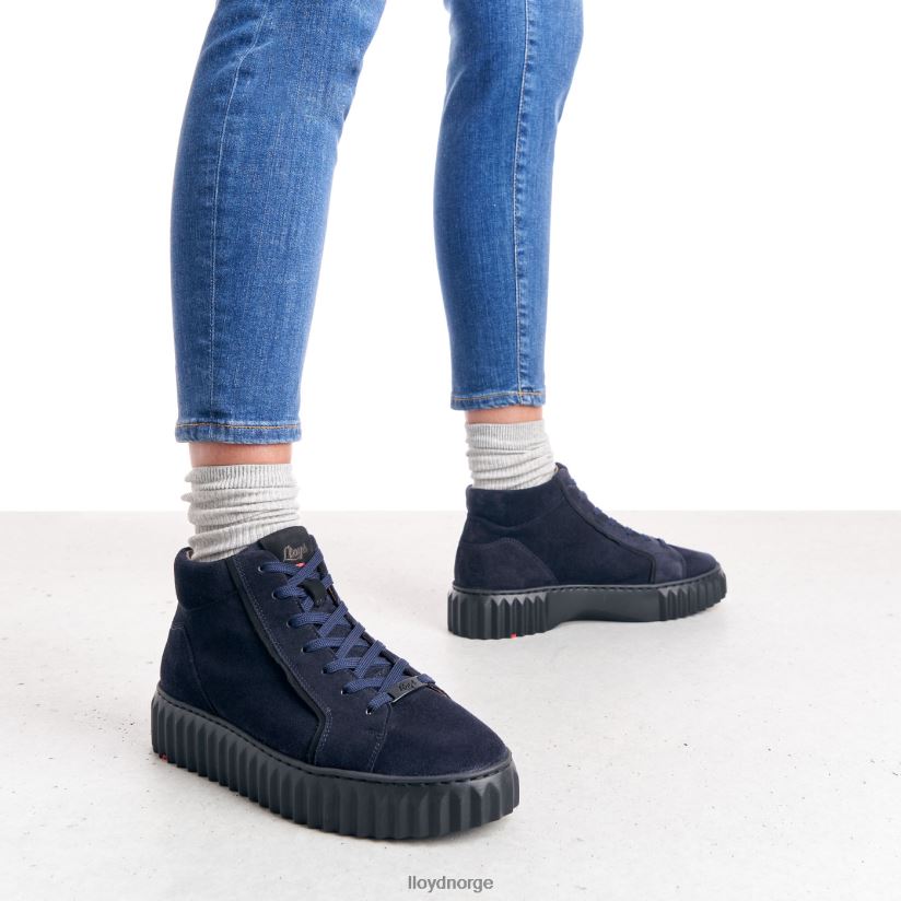 LLOYD høye sneakers kvinner sko blå 4X82ZP811