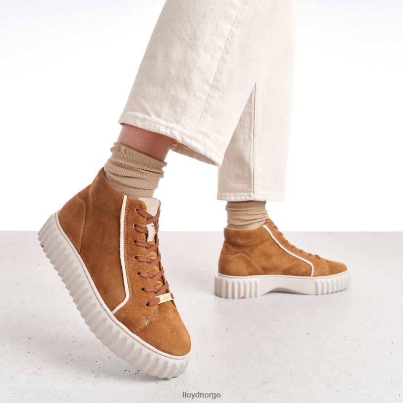 LLOYD høye sneakers kvinner sko brun 4X82ZP771