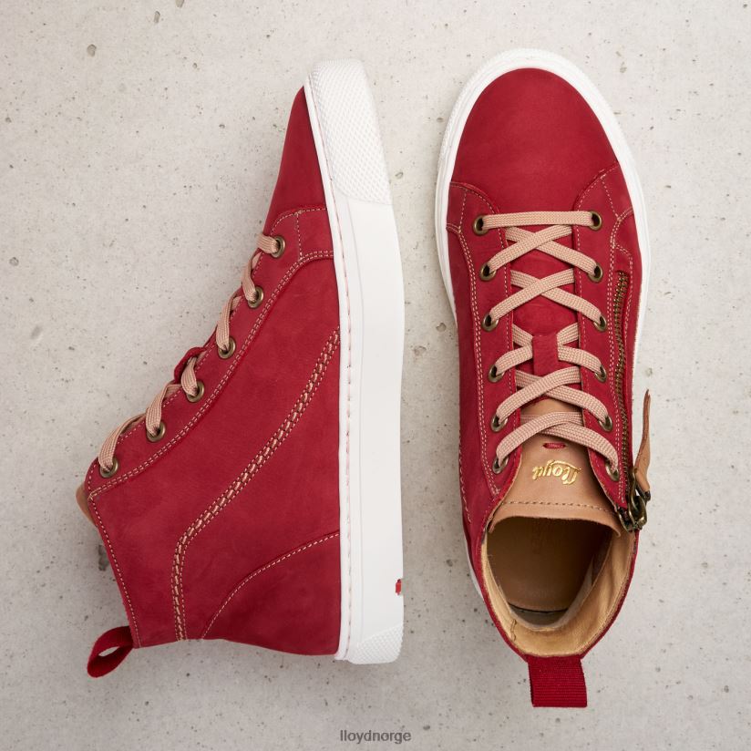 LLOYD høye sneakers kvinner sko rød 4X82ZP860