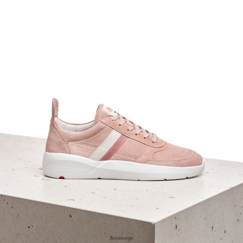 LLOYD joggesko i glatt skinn kvinner sko rosa 4X82ZP789