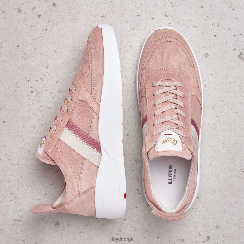 LLOYD joggesko i glatt skinn kvinner sko rosa 4X82ZP789