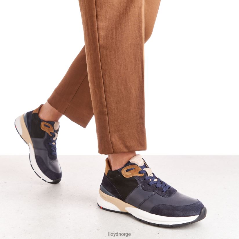 LLOYD joggesko i saueskinn kvinner sko blå 4X82ZP814