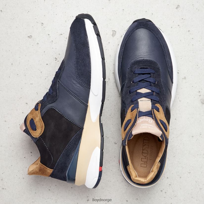 LLOYD joggesko i saueskinn kvinner sko blå 4X82ZP814