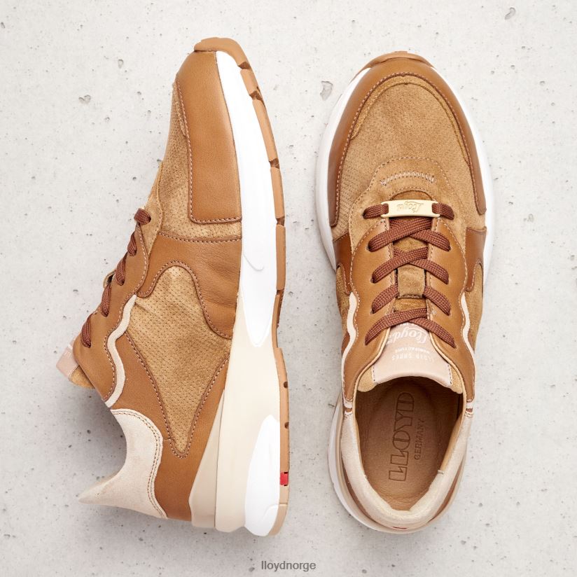 LLOYD joggesko i saueskinn kvinner sko brun 4X82ZP804