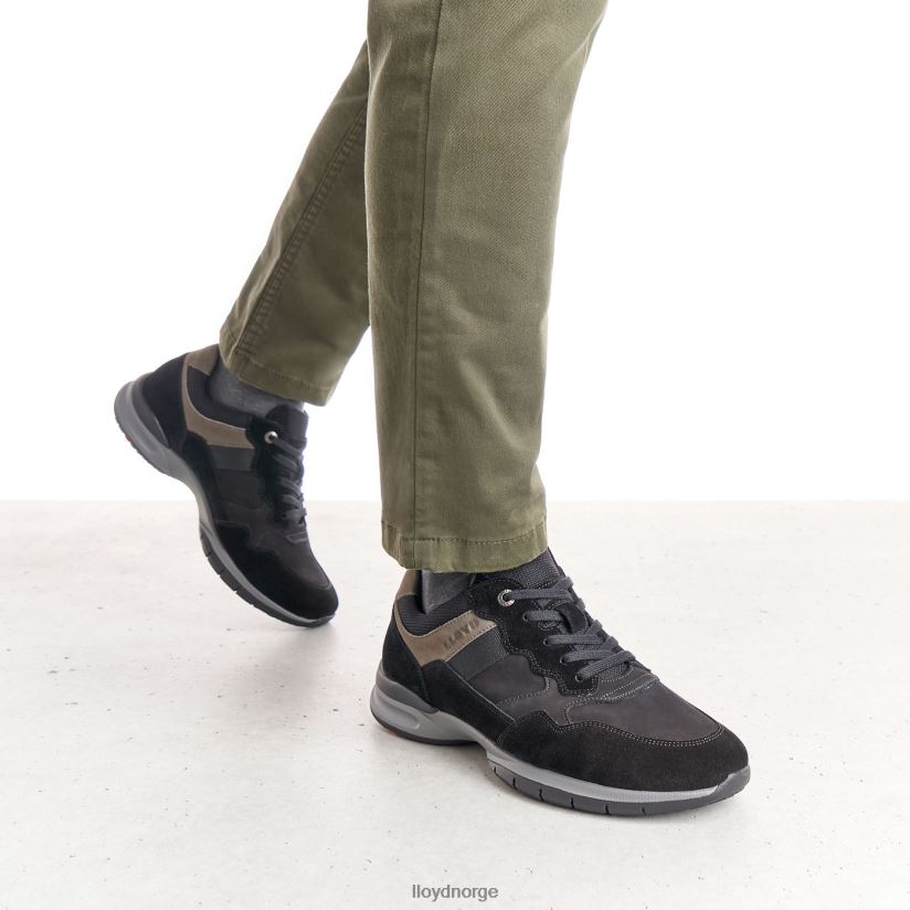 LLOYD kant (ekstravid) menn sko svart 4X82ZP364