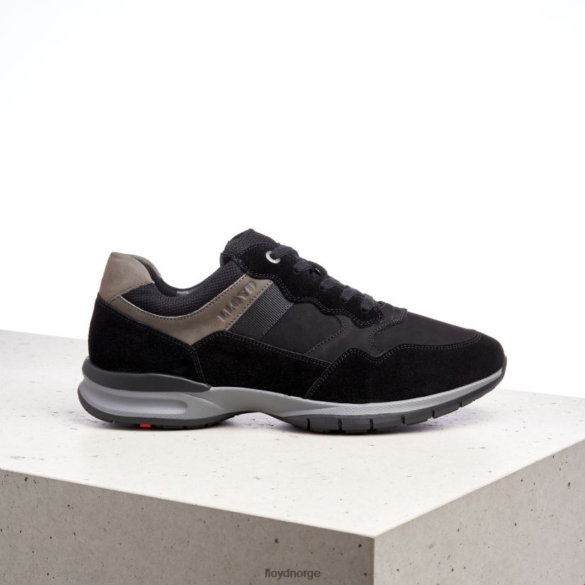 LLOYD kant (ekstravid) menn sko svart 4X82ZP364