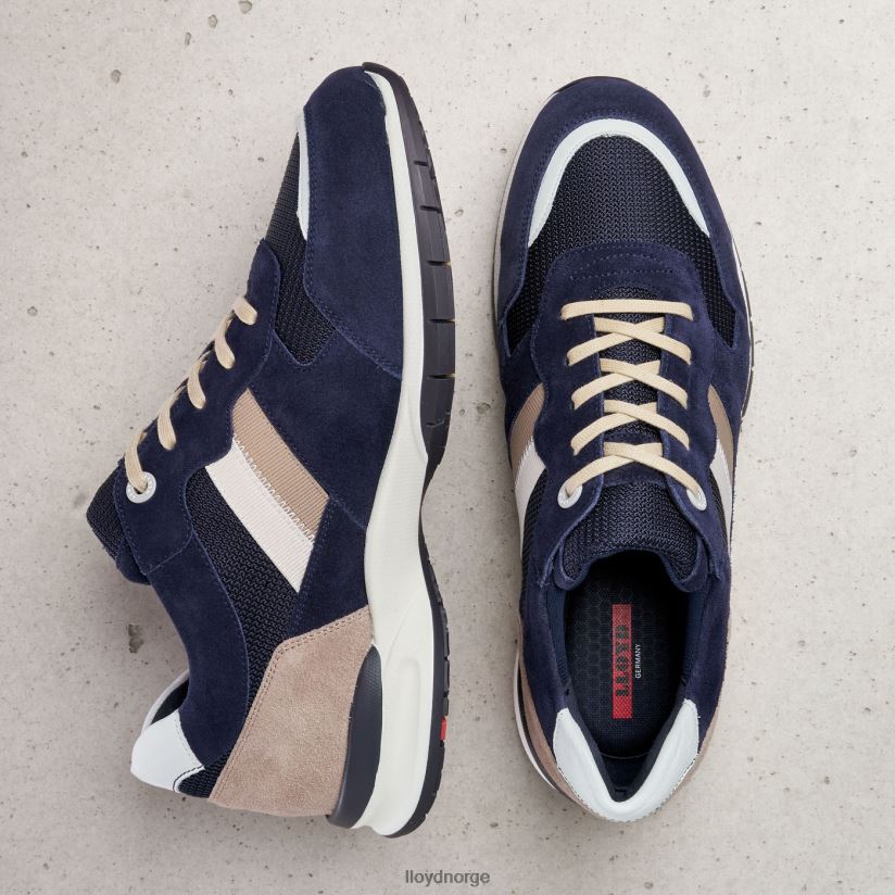 LLOYD kap (ekstravid) menn sko blå 4X82ZP398