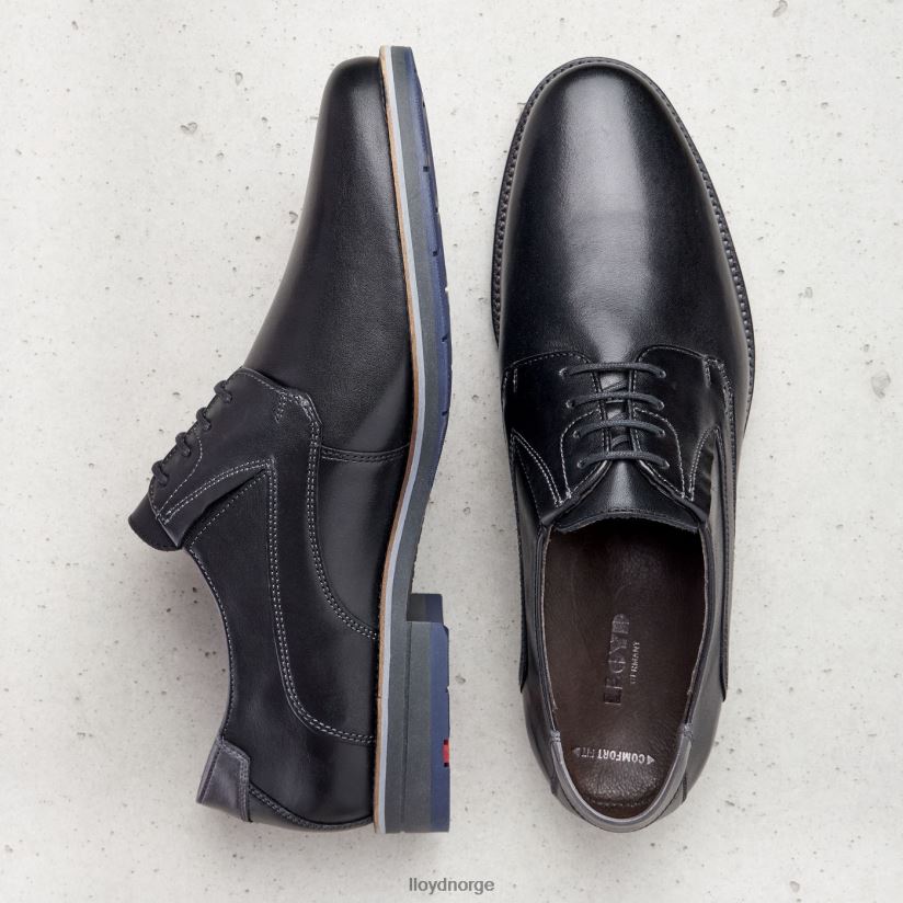 LLOYD kazan (ekstra bred) menn sko svart 4X82ZP175