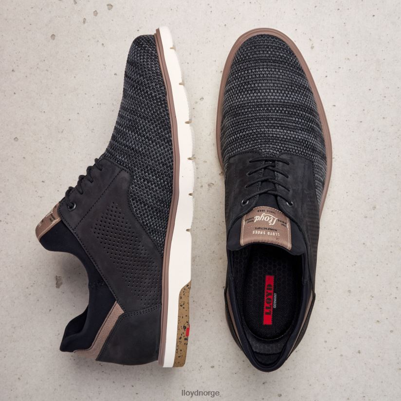 LLOYD kentas (ekstravid) menn sko grå 4X82ZP396