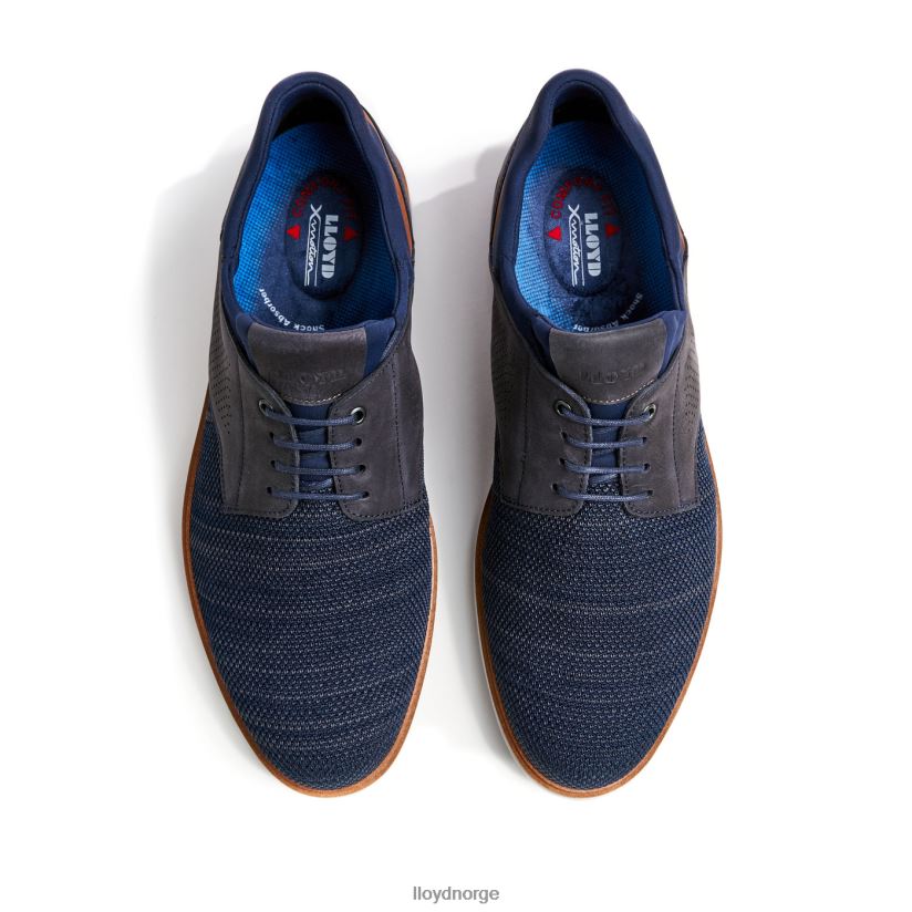 LLOYD kerin (ekstravid) menn sko blå 4X82ZP268