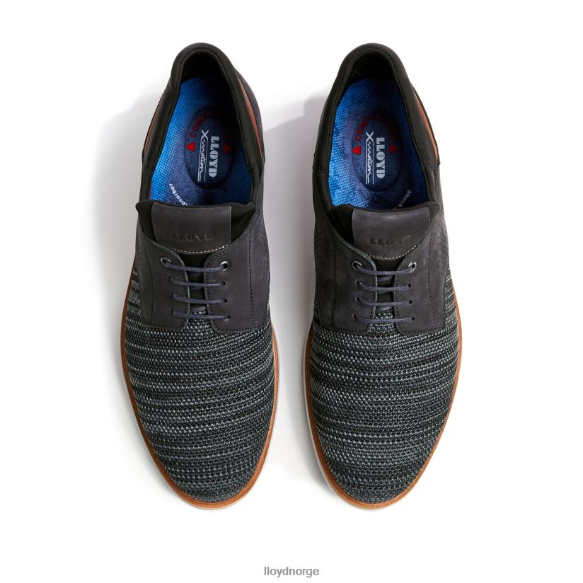 LLOYD kerin (ekstravid) menn sko svart 4X82ZP273