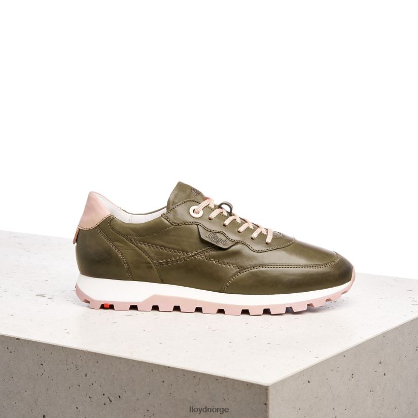 LLOYD lav topp skinn joggesko kvinner sko grønn 4X82ZP801