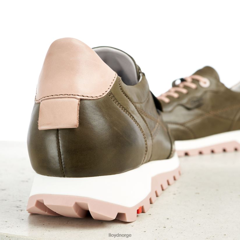 LLOYD lav topp skinn joggesko kvinner sko grønn 4X82ZP801