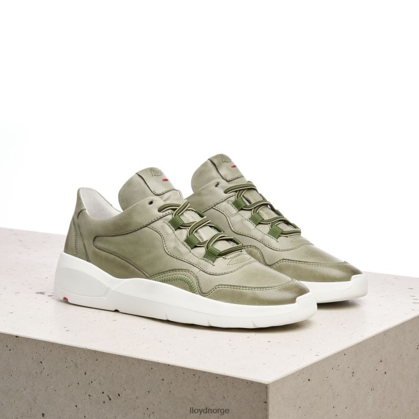 LLOYD lav topp skinn joggesko kvinner sko grønn 4X82ZP830