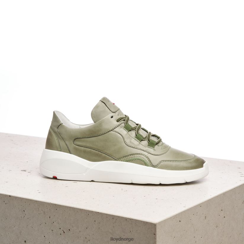 LLOYD lav topp skinn joggesko kvinner sko grønn 4X82ZP830