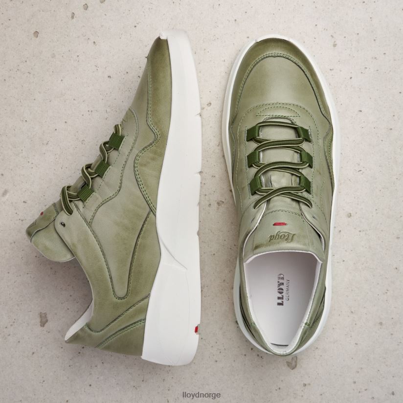 LLOYD lav topp skinn joggesko kvinner sko grønn 4X82ZP830