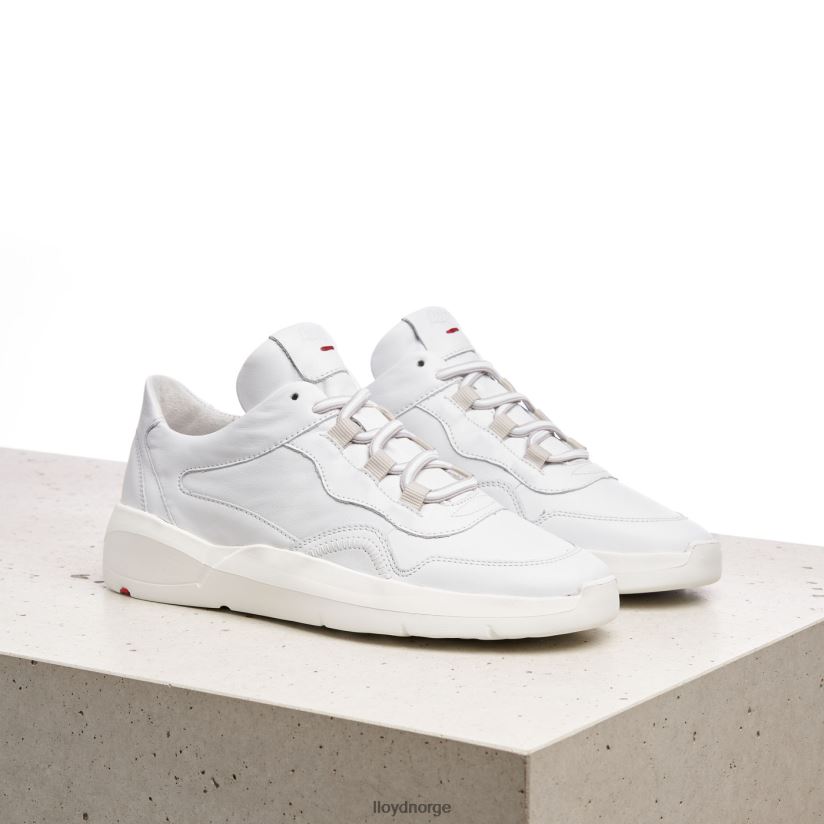 LLOYD lav topp skinn joggesko kvinner sko hvit 4X82ZP829