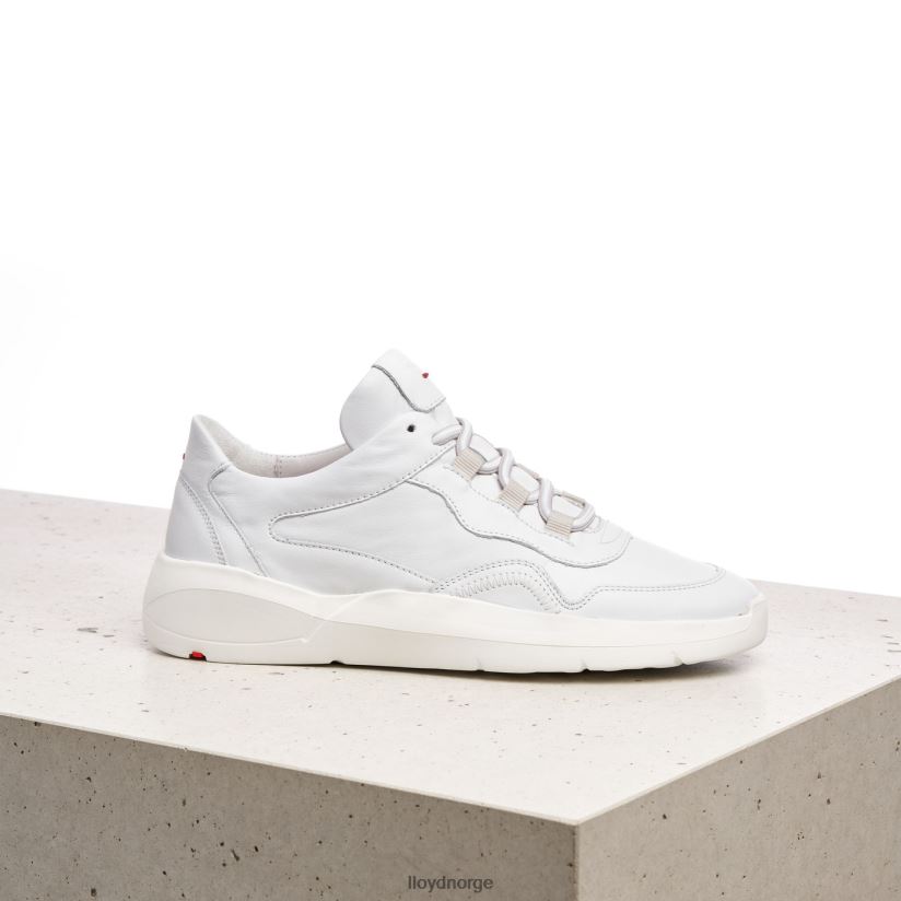 LLOYD lav topp skinn joggesko kvinner sko hvit 4X82ZP829