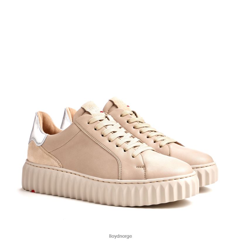 LLOYD lav topp sneaker kvinner sko beige 4X82ZP759